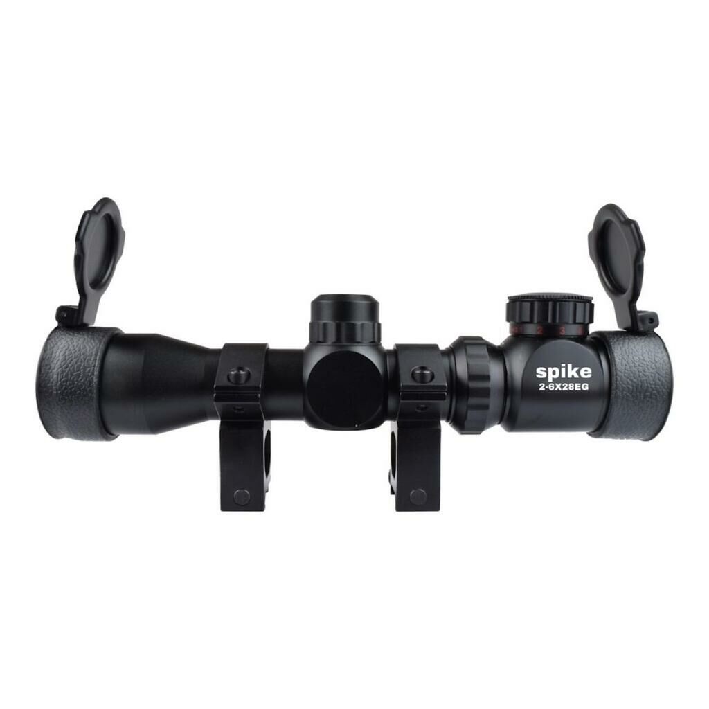 Nikula 2-6x28 Spike Zoomlu Av Tüfeği Dürbünü Tüfek Hedef Çizgili, Çift Işıklı