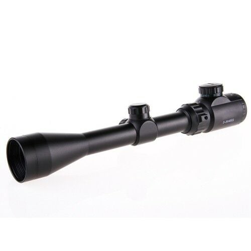 Nikula Spike 3-9x40 Zoomlu Çıft Işıklı Av Tüfeği Dürbünü Silah Montaj Kelepçeli