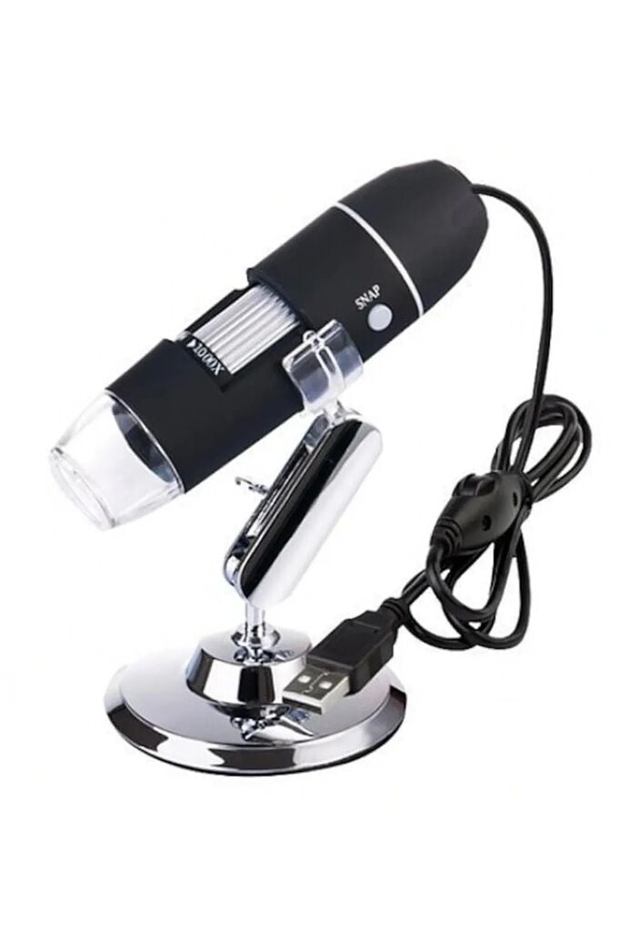 Nikula 1600X USB Dijital Mikroskop Kamera Endoskop 8 LED Büyüteç Metal Standlı