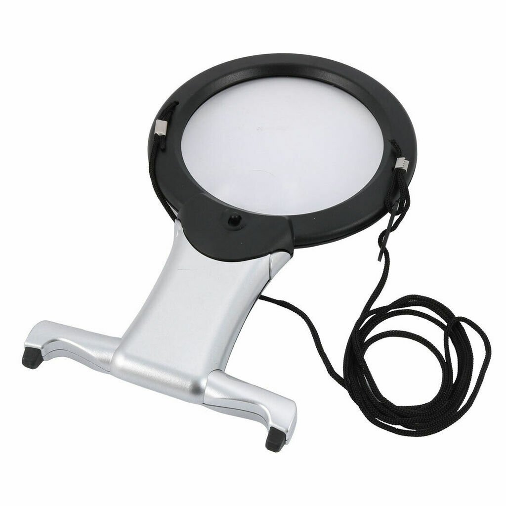 Nikula 2X 6X LED Eller Serbest Boyun Asılı Dikiş ve Okuma İçin En Uygun Büyüteç 11B-1