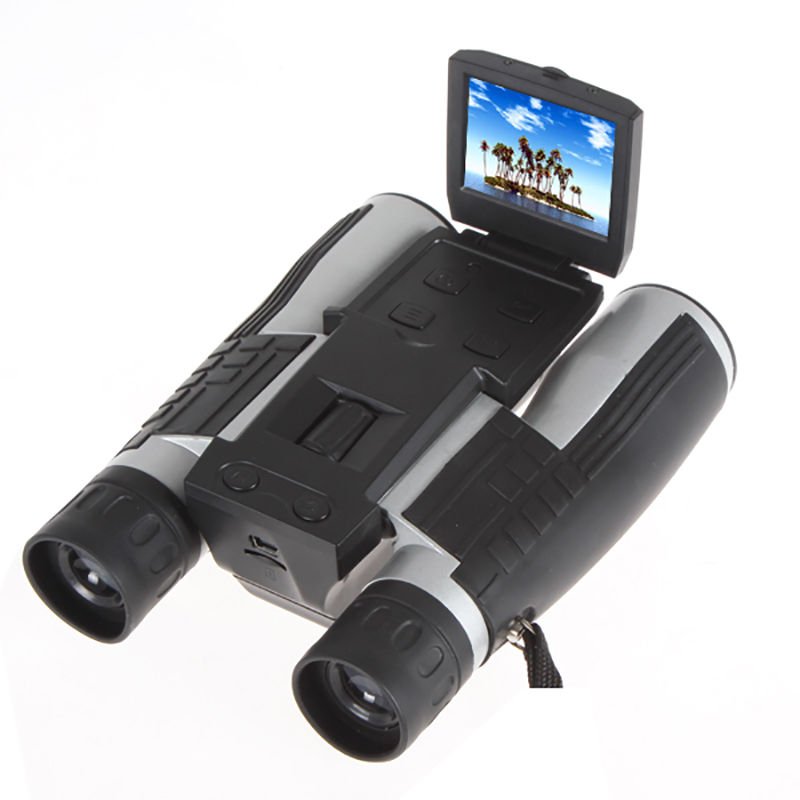 Nikula 12x32 Zoom Dijital Dürbün Teleskop Kamera 5MP CMOS Sensör 2.0 İnç TFT Ekran Full HD 1080P DVR Fotoğraf ve Video Kayıt USB Dürbün