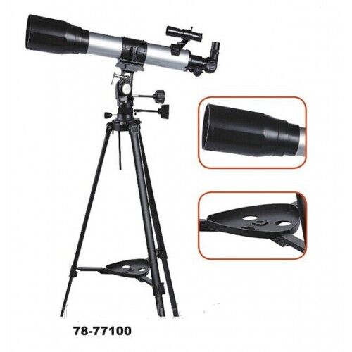 Nikula 78-77100 Astronomik Teleskop - 70mm Diyafram, 700mm Odak, 3 Oküler, 3x Barlow Lensli