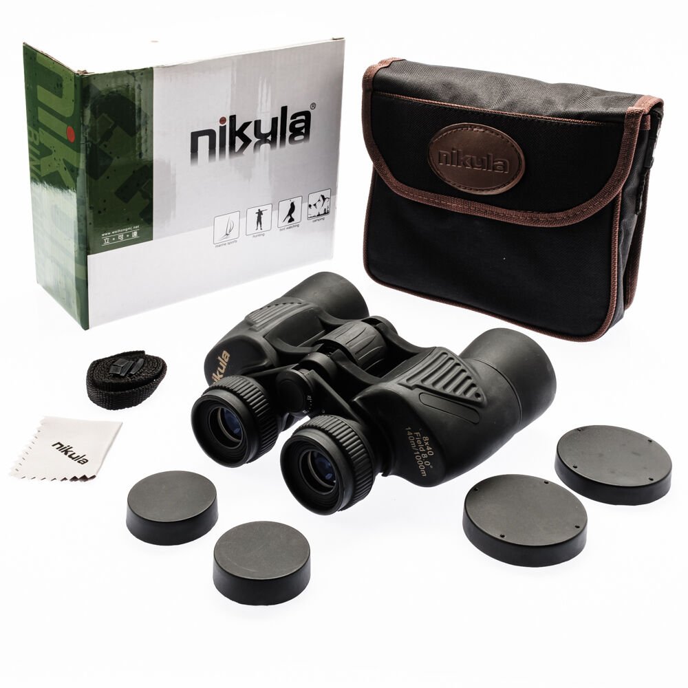Nikula 8x40 - Profesyonel - Su Geçirmez El Dürbünü - 1000/140m - Kompakt Tasarım