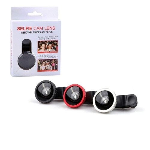 Nikula 0.4x Süper Geniş Açı Özçekim Kamera Lens - Tüm Telefonlarla Uyumlu Klipsli Tasarım
