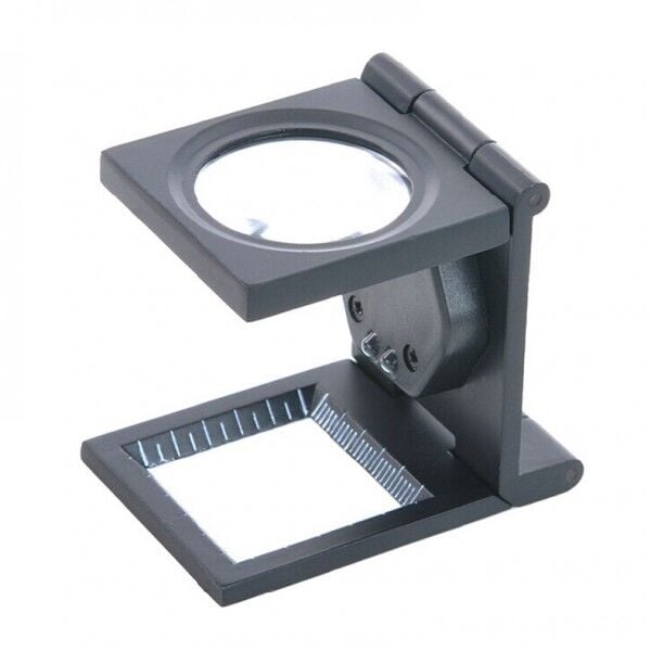 Nikula 8x - 25x25 mm Full Çelik Kaplı Katlamalı Büyüteç (TH-9005B)