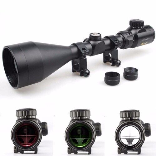 Nikula 3-9x56eg Tüfek Dürbünü Çift Işık Kırmızı ve Yeşil Kaynaklı Zoomlu - Hassas Atışlar İçin Güçlü Optik Performans