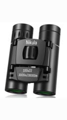 Nikula 100x22 Cepte Taşımalı Kauçuk Kaplama Profesyonel Mini Dürbün - 3000M/30000M