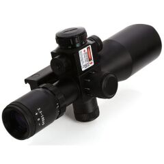 Nikula Spike Süper Zoomlu - Lazerli - Profesyonel Av Tüfeği Dürbünü 2.5-10X40/E