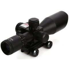 Nikula Spike Süper Zoomlu - Lazerli - Profesyonel Av Tüfeği Dürbünü 2.5-10X40/E