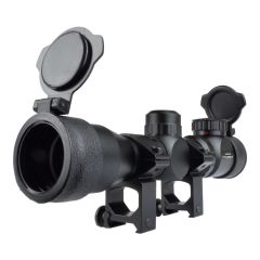 Nikula 2-6x28 Spike Zoomlu Av Tüfeği Dürbünü Tüfek Hedef Çizgili, Çift Işıklı