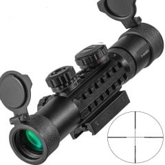 Nikula C3-9X26eg Raylı Çift Işıklı Tüfek Dürbünü 11mm/22mm