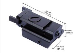 Nikula Lazer Sight JG10, Tabanca ve Tüfekler İçin Yeşil Lazer