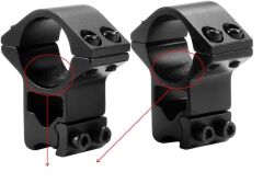 Nikula 25.4mm Dürbün için 11mm Yüksek Havalı Tüfek / Av Tüfeği Ayağı