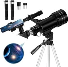 Nikula Güçlü AZ 30070 HD Astronomik Teleskop - 70mm Objektif - HD Görüntü