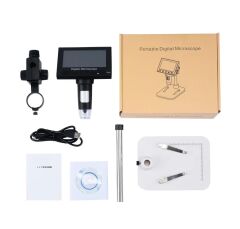Nikula-1000X 2.0MP USB Dijital Elektronik Mikroskop | 8'' LCD Ekran | VGA Büyüteç | DM4-S