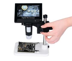 Nikula-1000X 2.0MP USB Dijital Elektronik Mikroskop | 8'' LCD Ekran | VGA Büyüteç | DM4-S