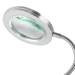 Nikula 8X Büyütmeli Mandallı USB Girişli Masa Lambalı Okuma ve Güzellik Salonu için Büyüteç 2088A
