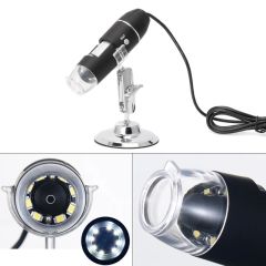 Nikula 1600X USB Dijital Mikroskop Kamera Endoskop 8 LED Büyüteç Metal Standlı