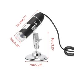 Nikula 1600X USB Dijital Mikroskop Kamera Endoskop 8 LED Büyüteç Metal Standlı