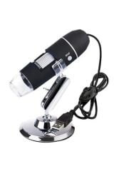 Nikula 1600X USB Dijital Mikroskop Kamera Endoskop 8 LED Büyüteç Metal Standlı