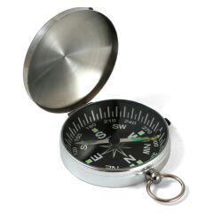 Nikula Mini Taşınabilir Kapaklı Cep Saati Model Alüminyum İğne Kılıtlı Pusula G45-1