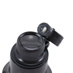 Nikula 20X Büyütmeli, Saat, Takı Onarımı İçin Cam Lensli Optik Işıklı Göz Büyüteç MG13B-9A