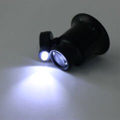 Nikula 20X Büyütmeli, Saat, Takı Onarımı İçin Cam Lensli Optik Işıklı Göz Büyüteç MG13B-9A