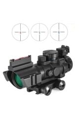 Spike 4X32 Kırmızı Işıklı Tüfek Dürbünü 4x32
