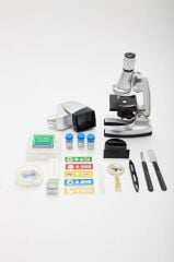 Nikula 50x-100x-200x-400x-600x Çocuklar İçin Eğitici Projektörlü Mikroskop Seti
