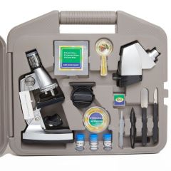 Nikula 50x-100x-200x-400x-600x Çocuklar İçin Eğitici Projektörlü Mikroskop Seti