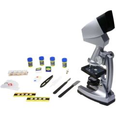 Nikula 50x-100x-200x-400x-600x Çocuklar İçin Eğitici Projektörlü Mikroskop Seti