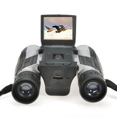 Nikula 12x32 Zoom Dijital Dürbün Teleskop Kamera 5MP CMOS Sensör 2.0 İnç TFT Ekran Full HD 1080P DVR Fotoğraf ve Video Kayıt USB Dürbün