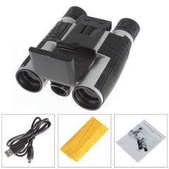 Nikula 12x32 Zoom Dijital Dürbün Teleskop Kamera 5MP CMOS Sensör 2.0 İnç TFT Ekran Full HD 1080P DVR Fotoğraf ve Video Kayıt USB Dürbün
