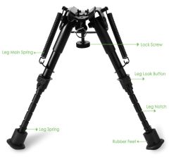 Nikula Üstün Metal Alaşım Bipod Çatalayak