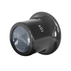 Nikula-10x Büyütmeli, Saat, Takı Onarım İçin Cam Lensli Optik Göz Büyüteç
