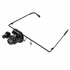 Nikula Gözlük Model 20x Büyütmeli, 16mm Optik Lensli, LED Işıklı Monoküler Büyüteç