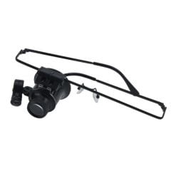 Nikula Gözlük Model 20x Büyütmeli, 16mm Optik Lensli, LED Işıklı Monoküler Büyüteç