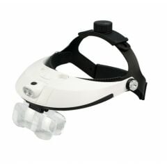 Nikula 81001H Başlık Tipi Işıklı Büyüteç - 5 Değiştirilebilir Mercek, LED Işıklı, Ayarlanabilir