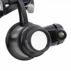 Nikula Gözlük Modeli 10x 15x 20x 25x Lens, 2 Led Işıklı Büyüteç