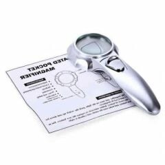Nikula-3LED Işıklı, 1.8x-5x 138mm Lensli El Büyüteç
