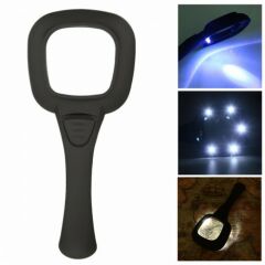 Nikula 60 mm 6 LED li ve Mor Işıklı Büyüteç - Sahte Para Kontrolü İçin Uygun