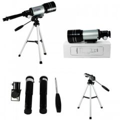 Nikula-F30070M Profesyonel Uzay Teleskobu, Astronomik Monoküler, 70mm Açıklık, 300mm Odak Uzunluğu, 3x Barlow Lensli