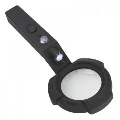 Nikula TH-600557 4x Büyütmeli LED Aydınlatmalı Okuma Büyüteç - Pusula ve Fenerli Tasarım