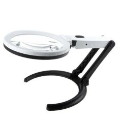 Nikula 2x-5x 120 mm 10 Ledli Masaüstü Katlanabilir Büyüteç - El ve Masa Kullanımına Uygun