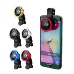 Nikula 0.4x Süper Geniş Açı Özçekim Kamera Lens - Tüm Telefonlarla Uyumlu Klipsli Tasarım