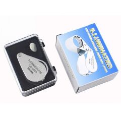 Nikula Metal Gövdeli Işıklı Lup 30x21