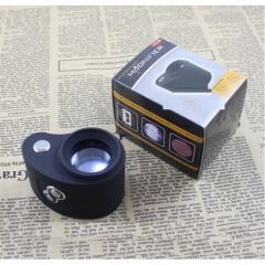 Nikula 10x - 27mm Ayarlanabilir Odaklı LED ve UV Işıklı Büyüteç (TH-9009)