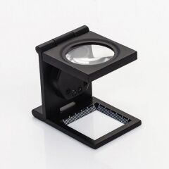 Nikula 8x - 25x25 mm Full Çelik Kaplı Katlamalı Büyüteç (TH-9005B)