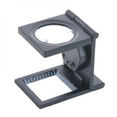 Nikula 8x - 25x25 mm Full Çelik Kaplı Katlamalı Büyüteç (TH-9005B)