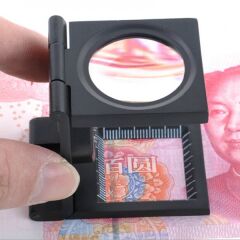 Nikula 8x - 25x25 mm Full Çelik Kaplı Katlamalı Büyüteç (TH-9005B)